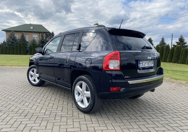 Jeep Compass cena 42900 przebieg: 163000, rok produkcji 2011 z Kutno małe 781